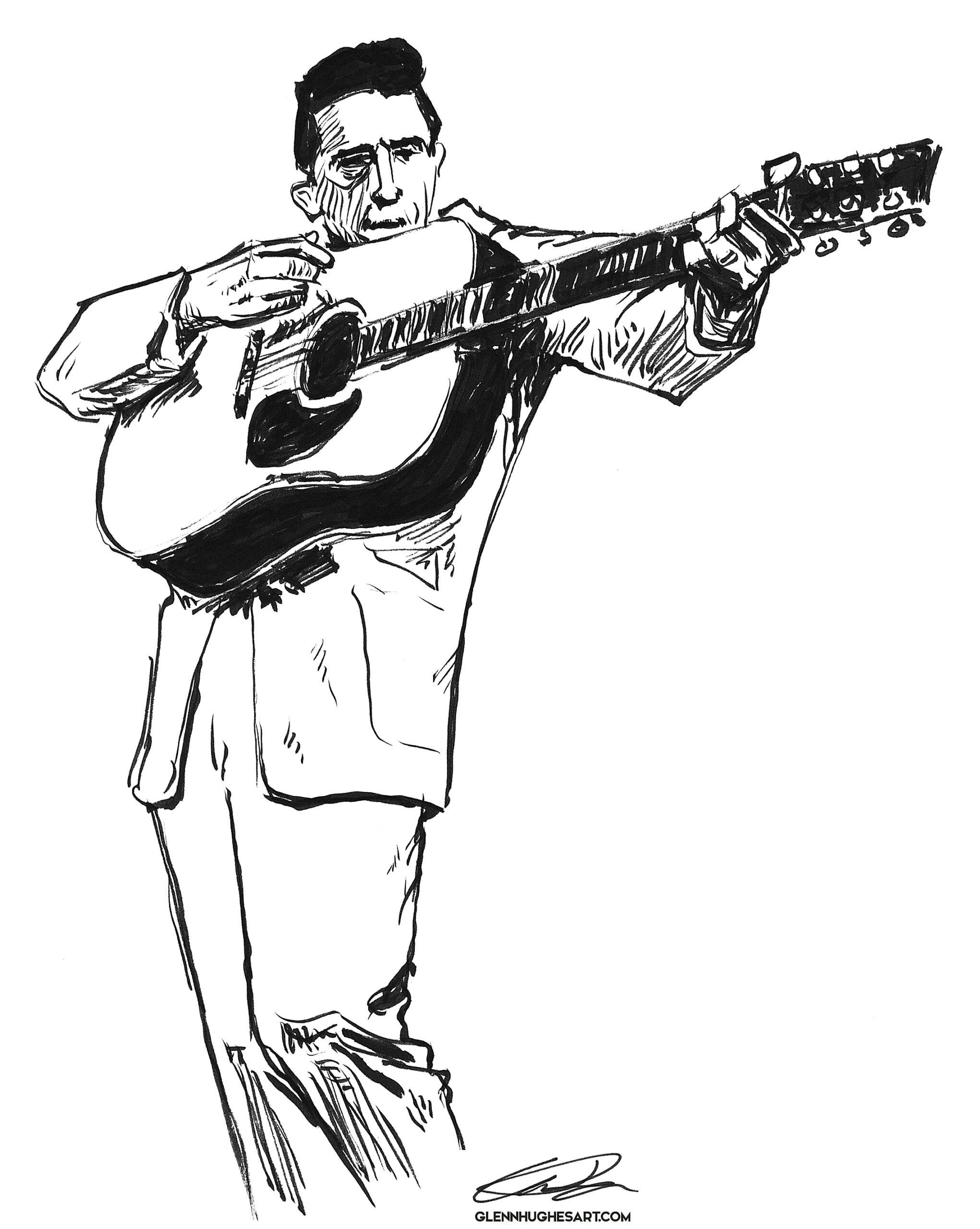 Johnny Cash - guitar
