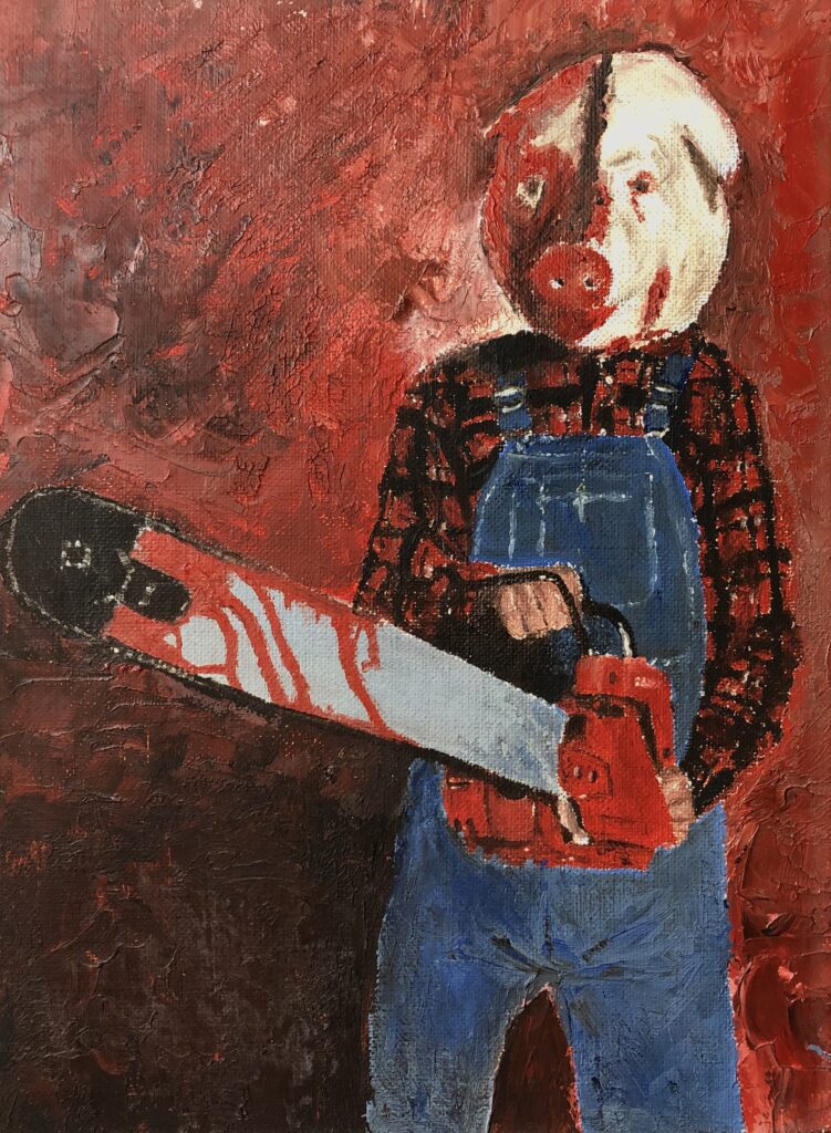 Motel Hell Painting