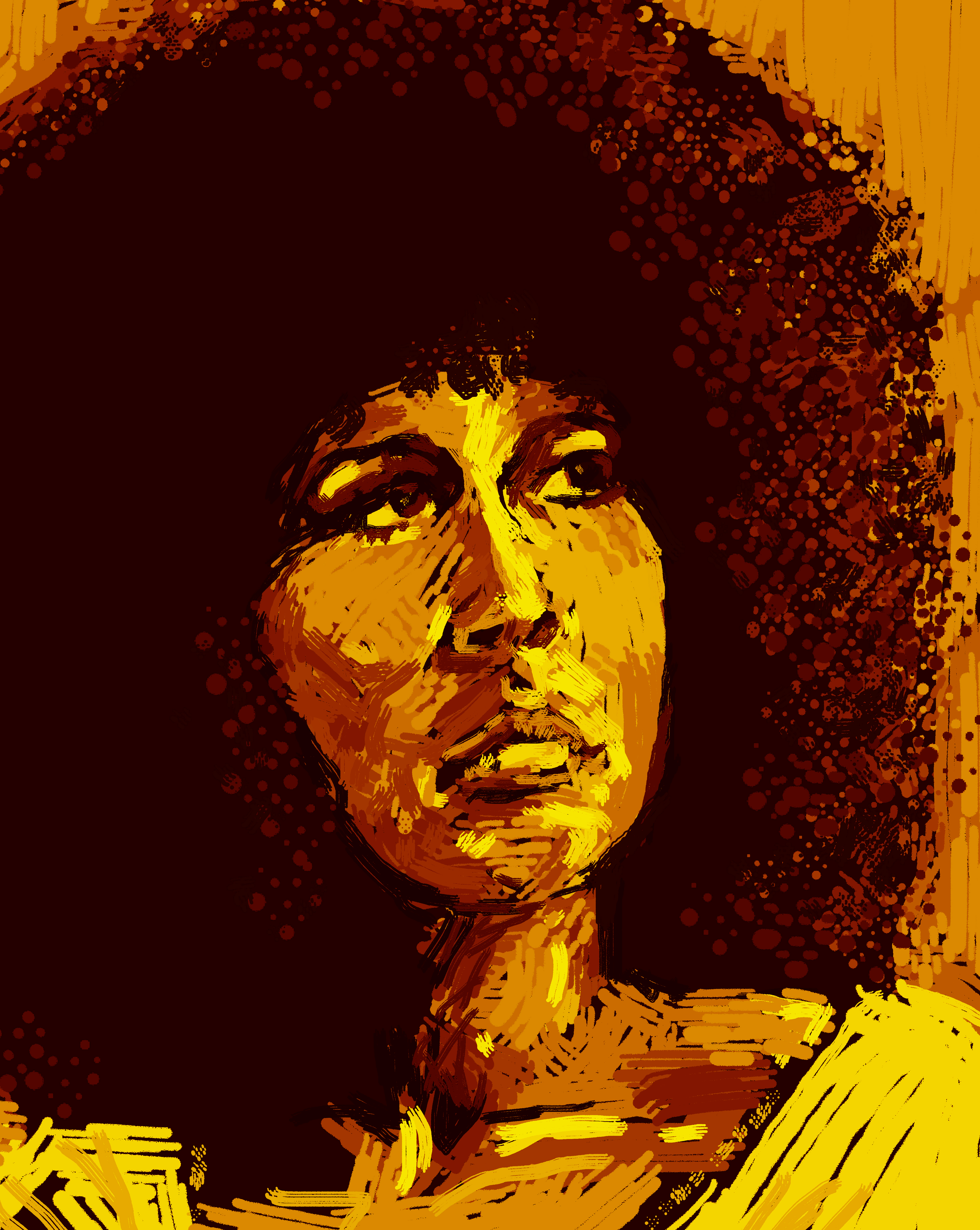 Woman With Afro