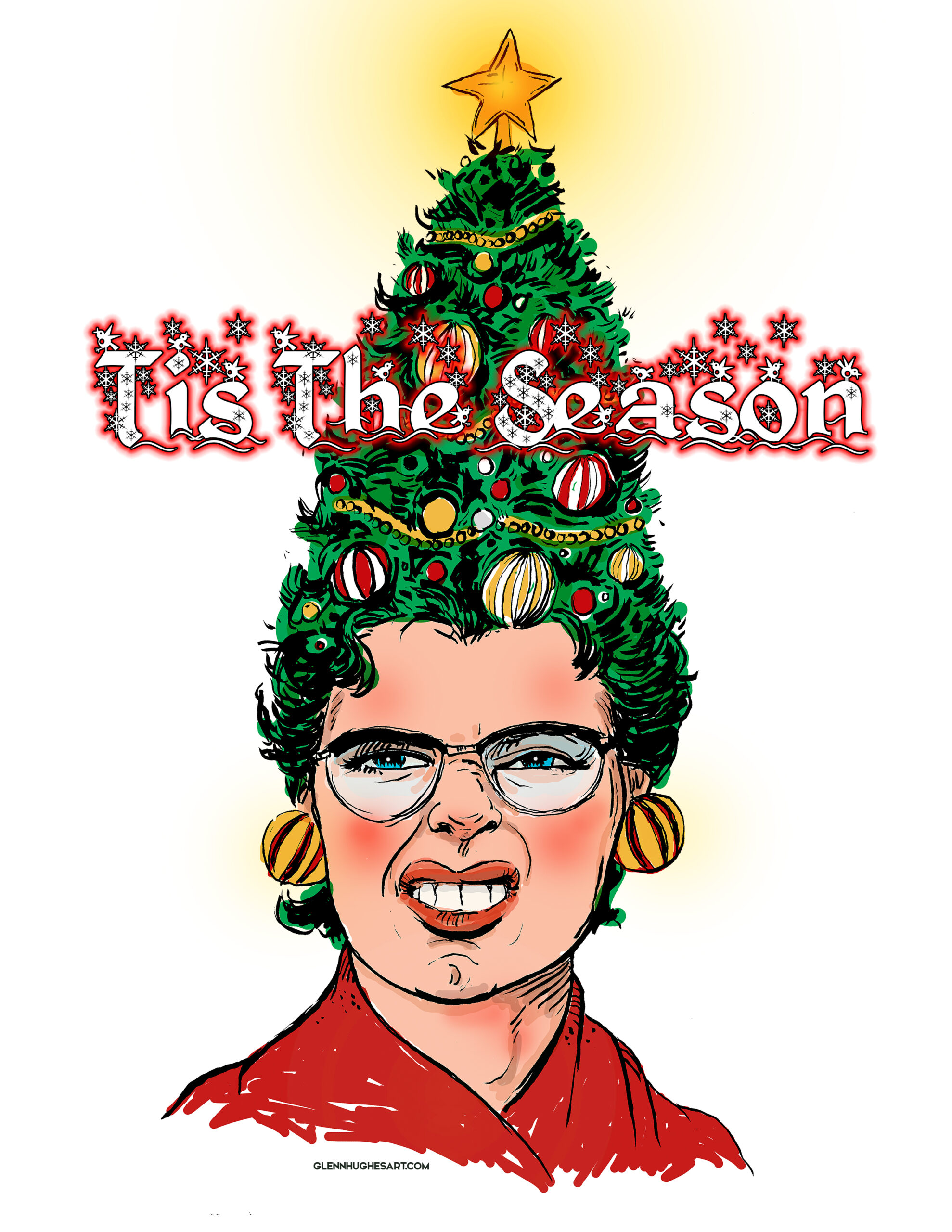 Christmas Hairdo - Tis The Season