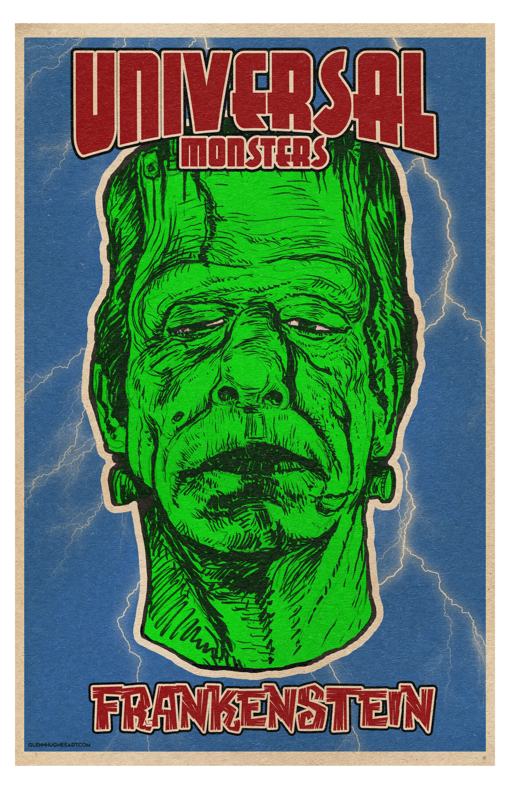Universal Frankenstein 11x17 Print