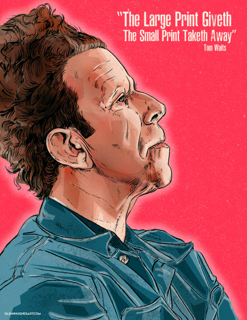 Tom Waits - Large Print